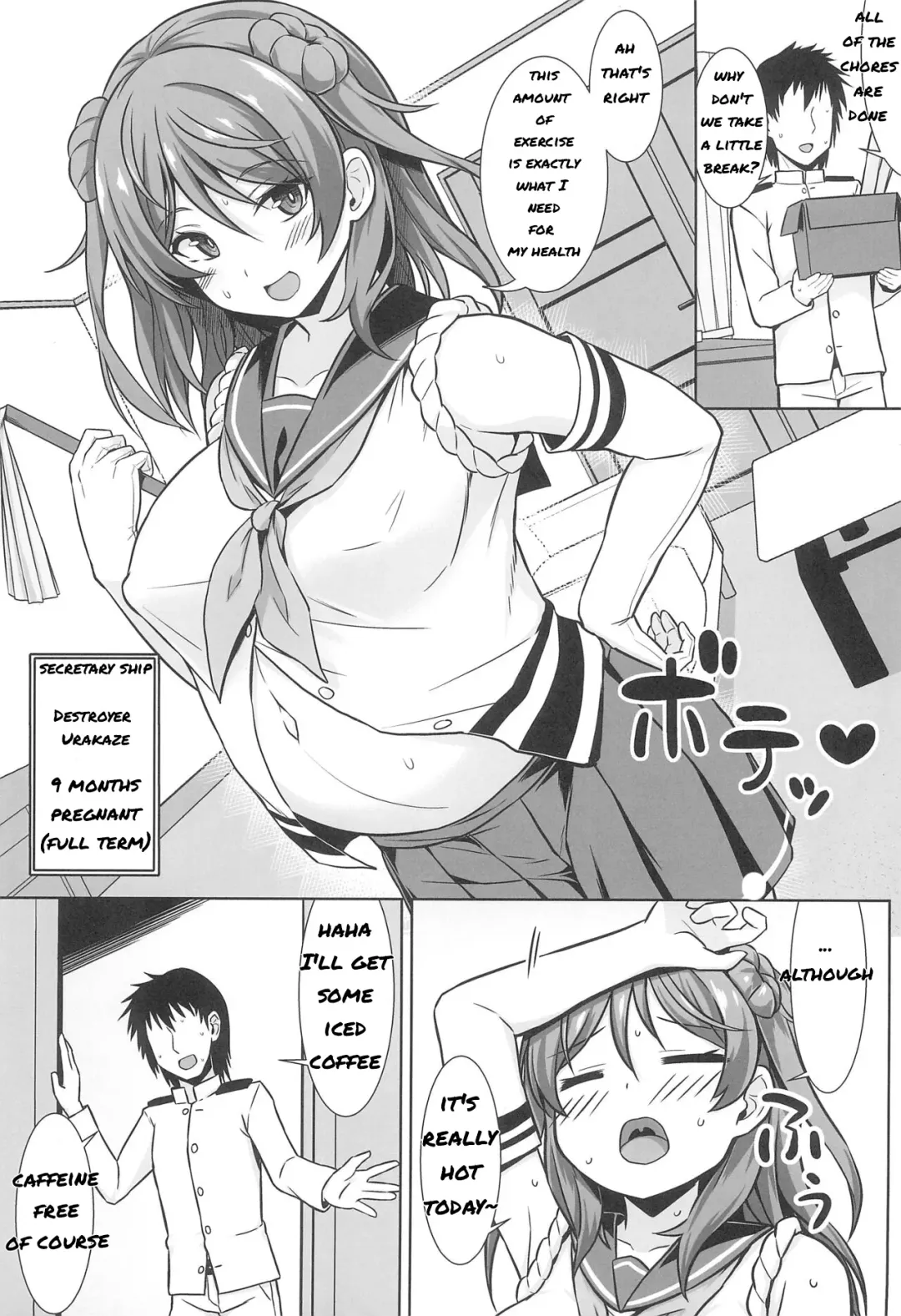 [Kotaru] Urakaze-chan ga Ippai Bonyuu Ecchi Shite Shussan Shite kureru Hon (decensored) Fhentai - Page 3