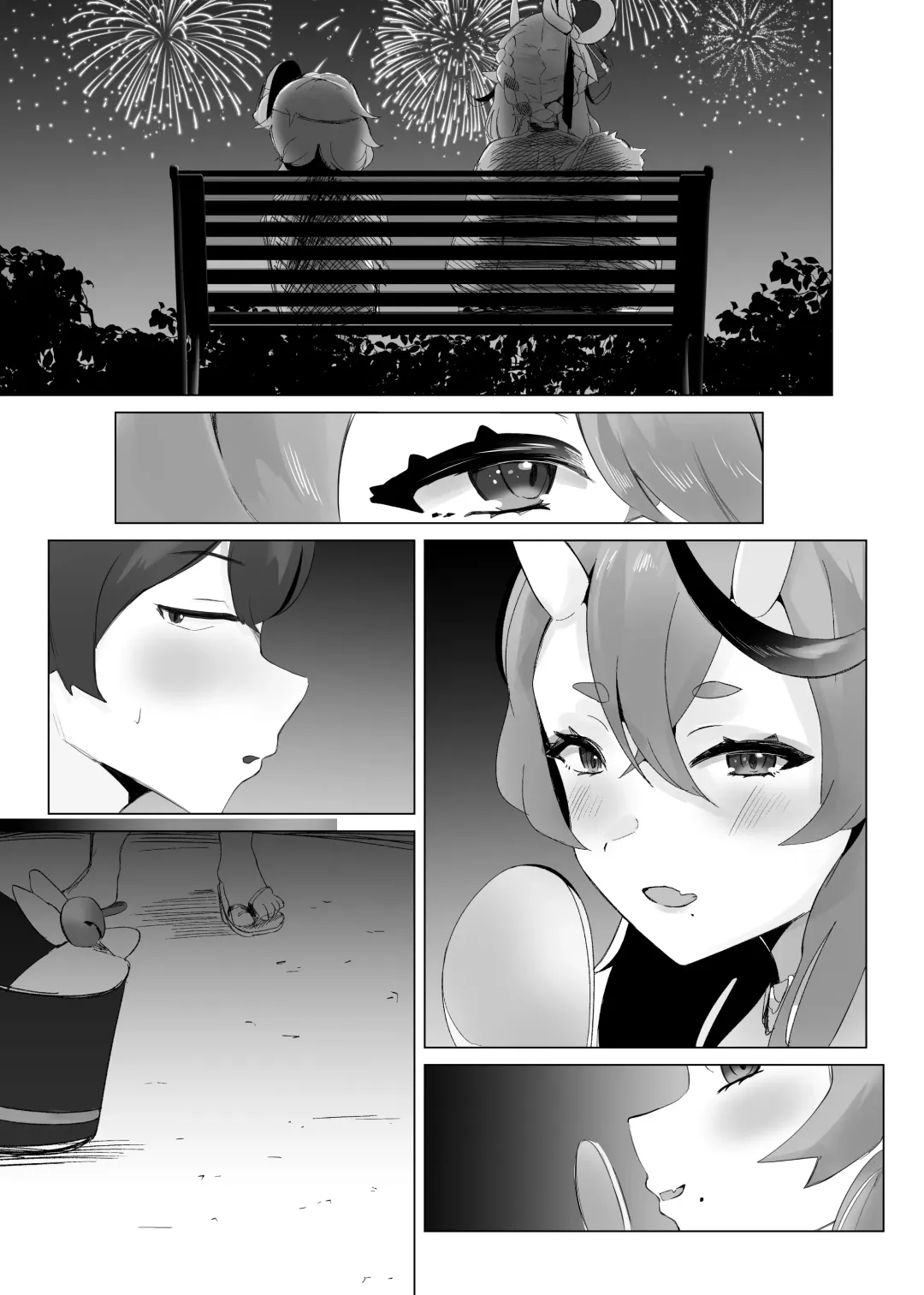 [Kanpancake] Ma Natsu ni majin no Kimi to naisho no koto Fhentai - Page 46