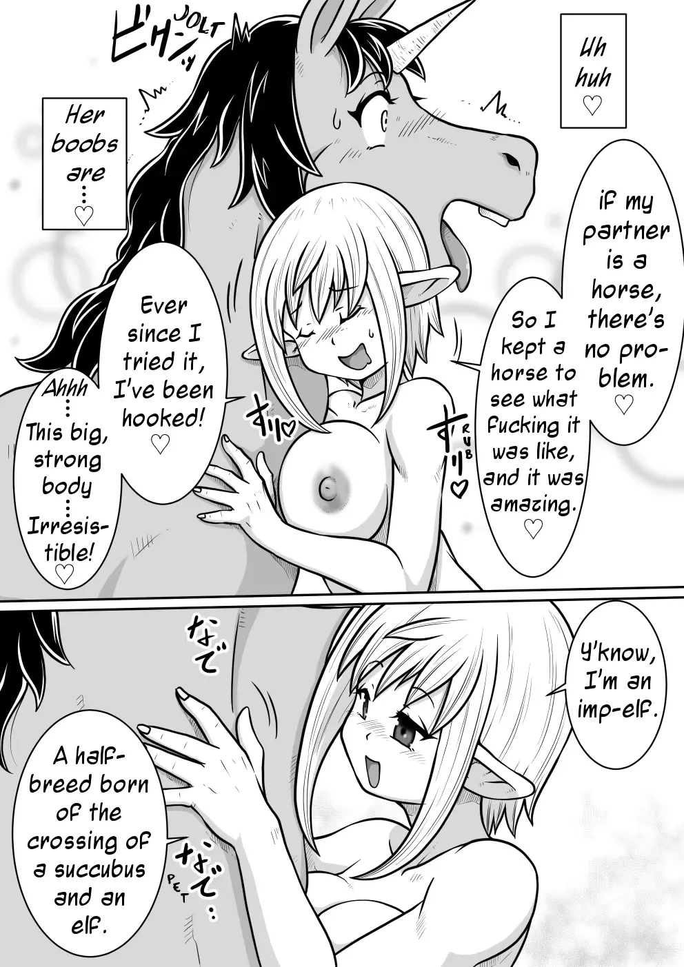 Tensei shitara Futanari Uma ni Narimashita Zenpen | Reincarnated as a Futanari Horse First Part Fhentai.net - Page 35