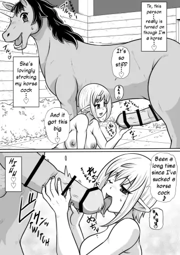 Tensei shitara Futanari Uma ni Narimashita Zenpen | Reincarnated as a Futanari Horse First Part Fhentai.net - Page 39