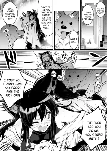 [Lefthand] Hitodori no nai rodjiura de motta norainu kara shitsuyo ni kyuai sa re, sono ikioi ni konmake shite nashikuzushi-teki ni kobi shite shimau kenshi-chan Fhentai - Page 2