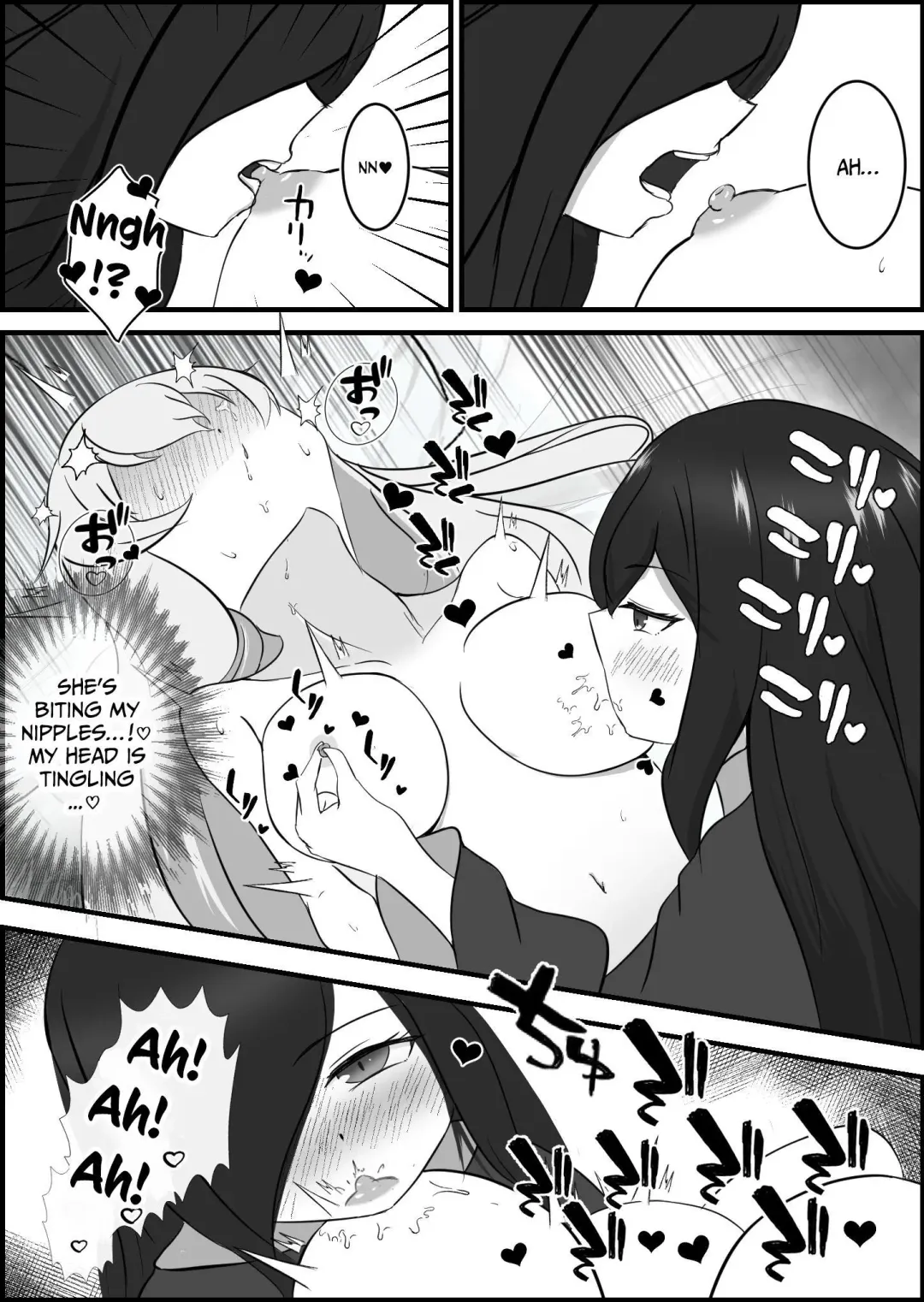 [Aiga] Inma ni Yoru Yuri Bouryoku Renzoku  Zecchou de Ochiru ~Shitatteita Hito ga Succubus deshita~ | Successive Orgasms at the Hands of a Sapphic Succubus Fhentai - Page 17