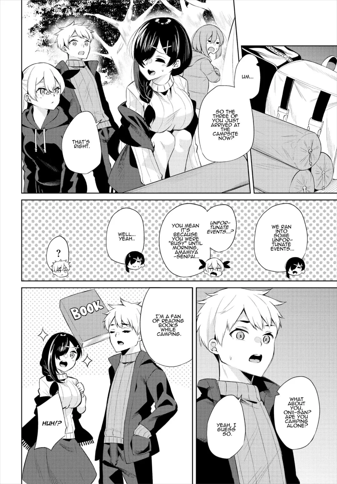 [George Hirune] H Camp ~Yarimoku Yagai Katsudoubu Nisshi~ Gappon-ban 02 | Sex Campers ~The Diary of the Outdoor Casual Sex Club~ Compilation 2 Fhentai - Page 44