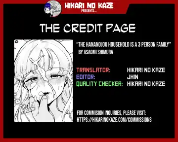 [Asaomi Shimura] Hananojou-ka wa 3-nin Kazoku | The Hananojou household is a 3 person family Fhentai - Page 21