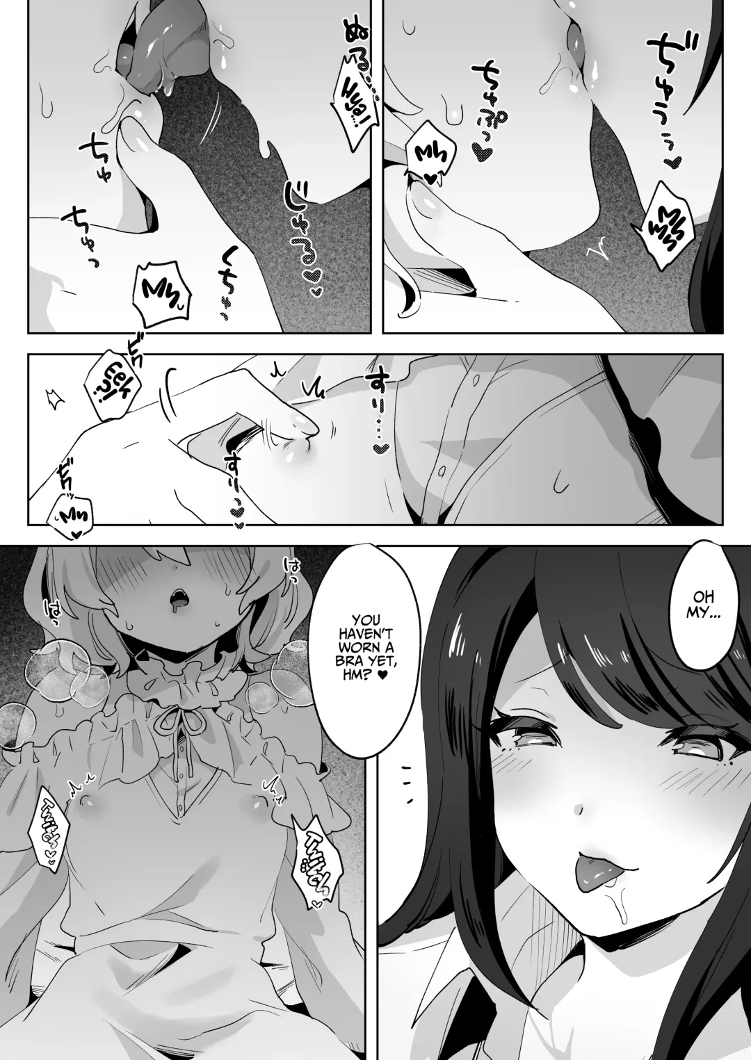 skeb Yuri Ecchi Manga | Runaway Loli and the Futanari Onee-san Fhentai - Page 9
