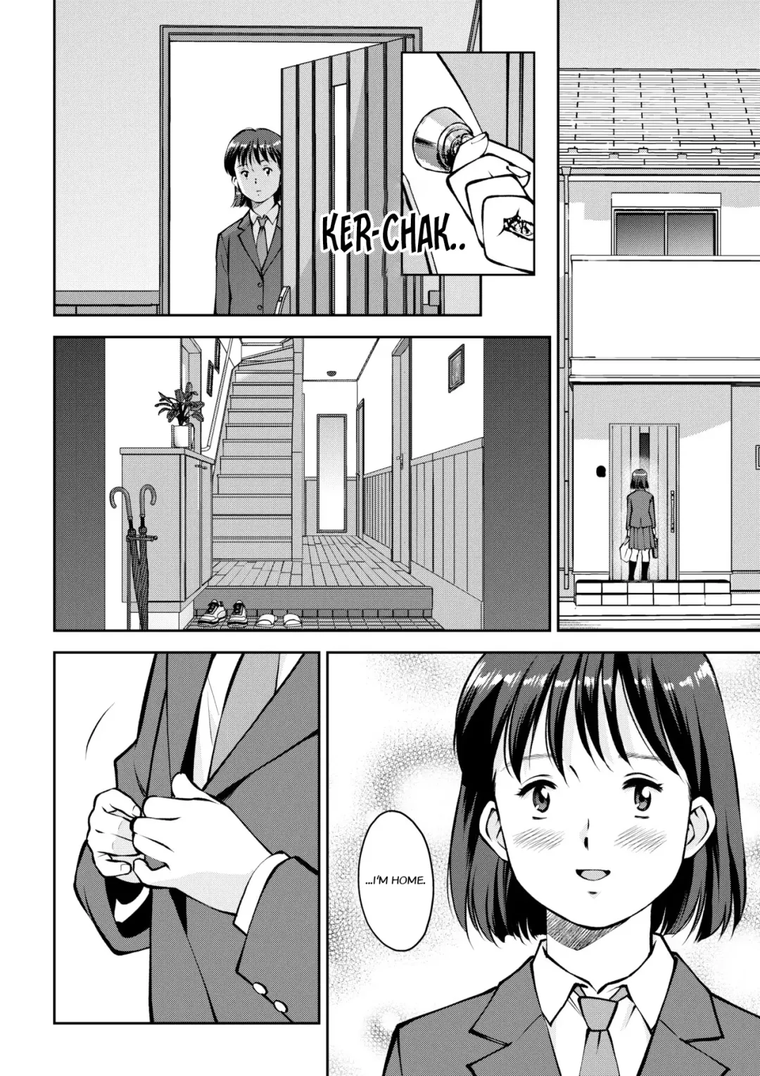 Unko Mamire de Orusuban | Home Alone Covered in Poop Fhentai - Page 4