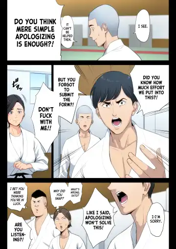 Juudoubu Komon no Onna Kyoushi ga Tsumihoroboshi no Tame ni Buin-tachi ni Mawasareru Hanashi. Fhentai - Page 14