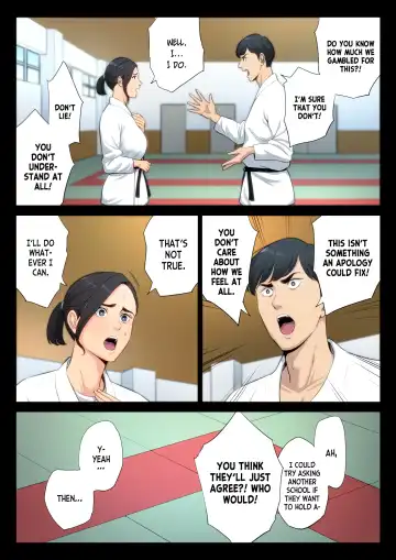 Juudoubu Komon no Onna Kyoushi ga Tsumihoroboshi no Tame ni Buin-tachi ni Mawasareru Hanashi. Fhentai - Page 15