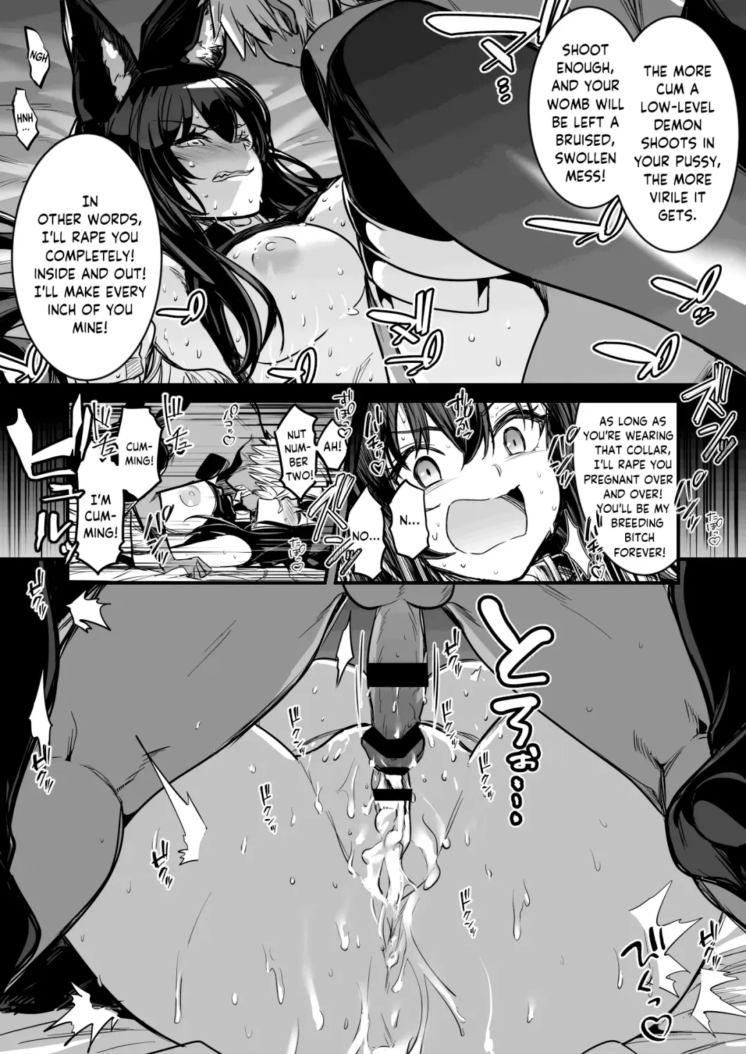 [Lefthand] Shota Mazoku ni Zettai Fukujuu no Dorei no Kubiwa o Tsukerarete Shimai Tanetsuke Sarete Shimau Kenshi-chan Fhentai - Page 4