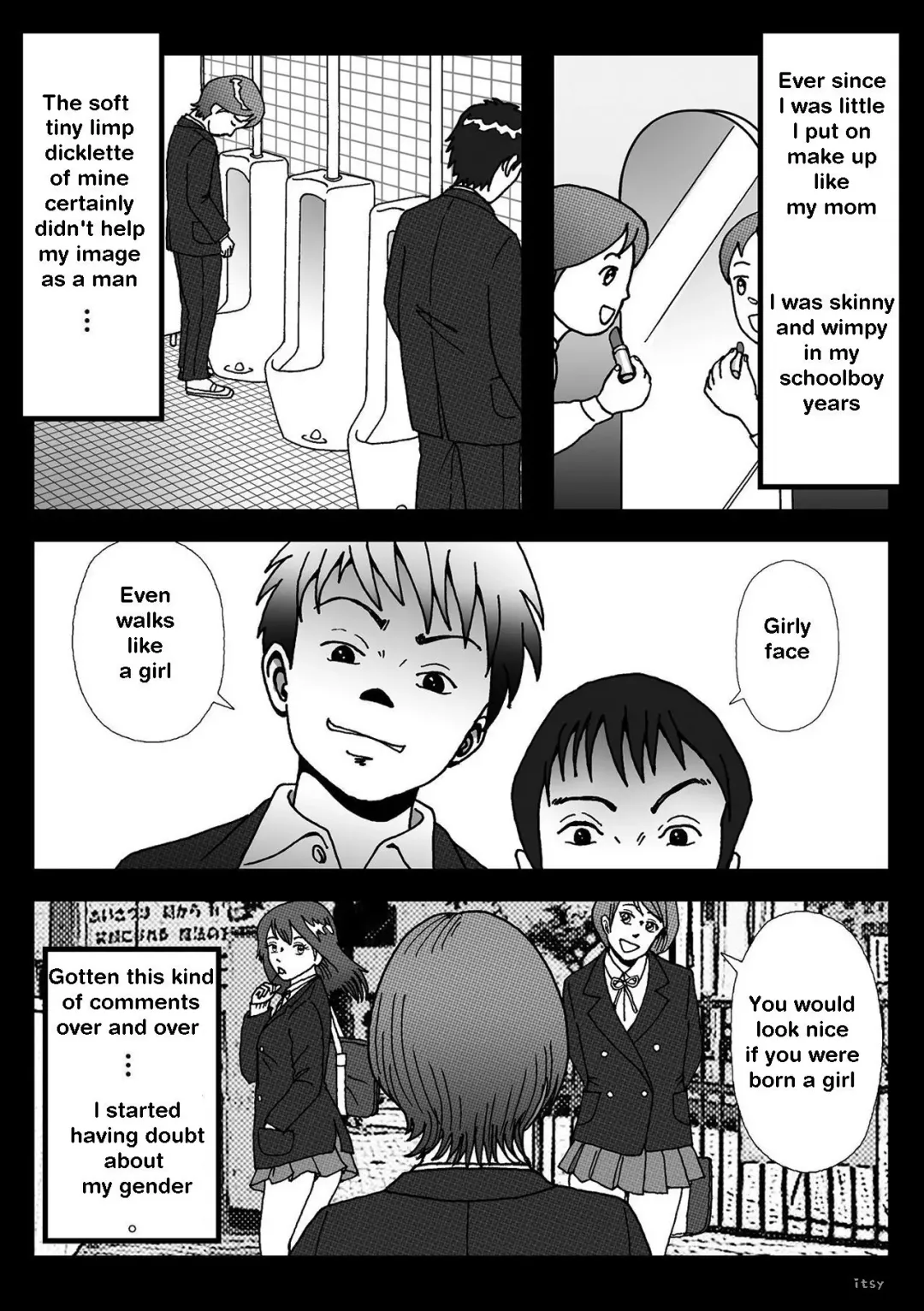 Josou Shite Hattenba ni Ittara Newhalf Shoufu ni Sarechaimashita | How I was turned into a transsexual prostitute Fhentai - Page 19