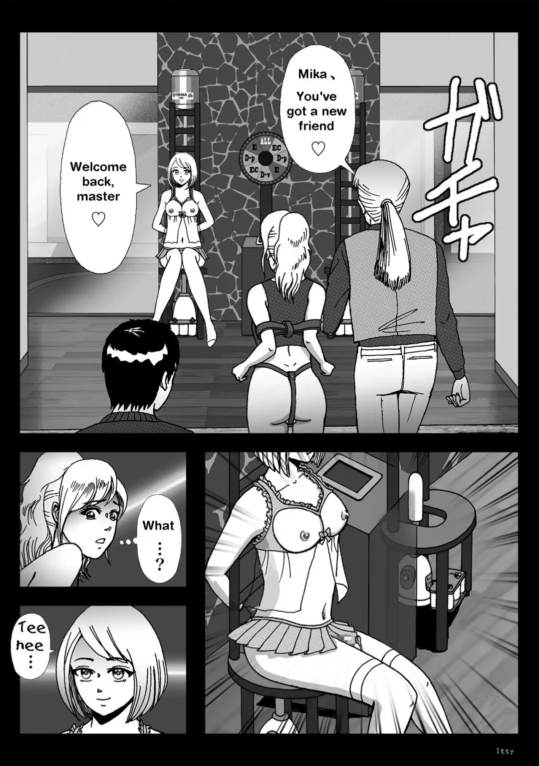 Josou Shite Hattenba ni Ittara Newhalf Shoufu ni Sarechaimashita | How I was turned into a transsexual prostitute Fhentai - Page 54
