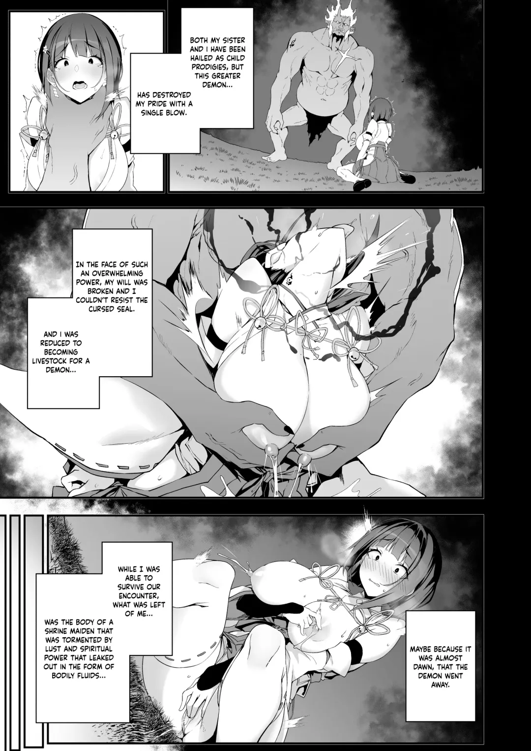 [Nanahara Fuyuki] Reijoku no Ikusamiko  | Battle Shrine Maiden of Humiliation Fhentai - Page 10