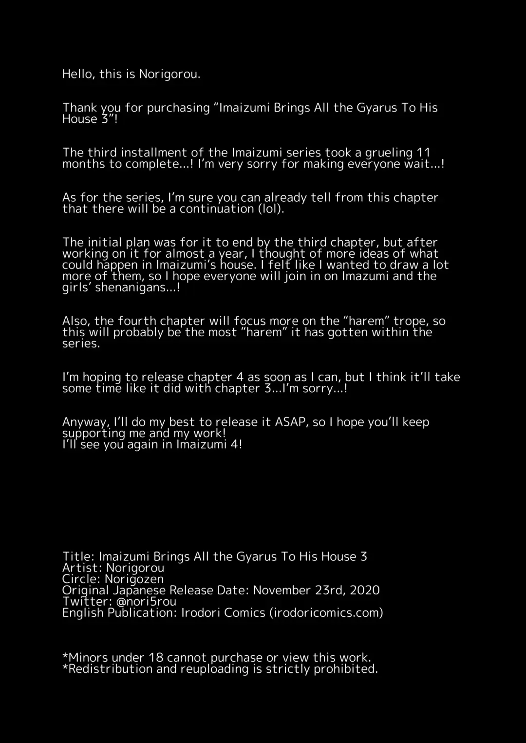 [Nori Gorou] Imaizumi Brings All The Gyarus To His House 3 Fhentai.net - Page 73