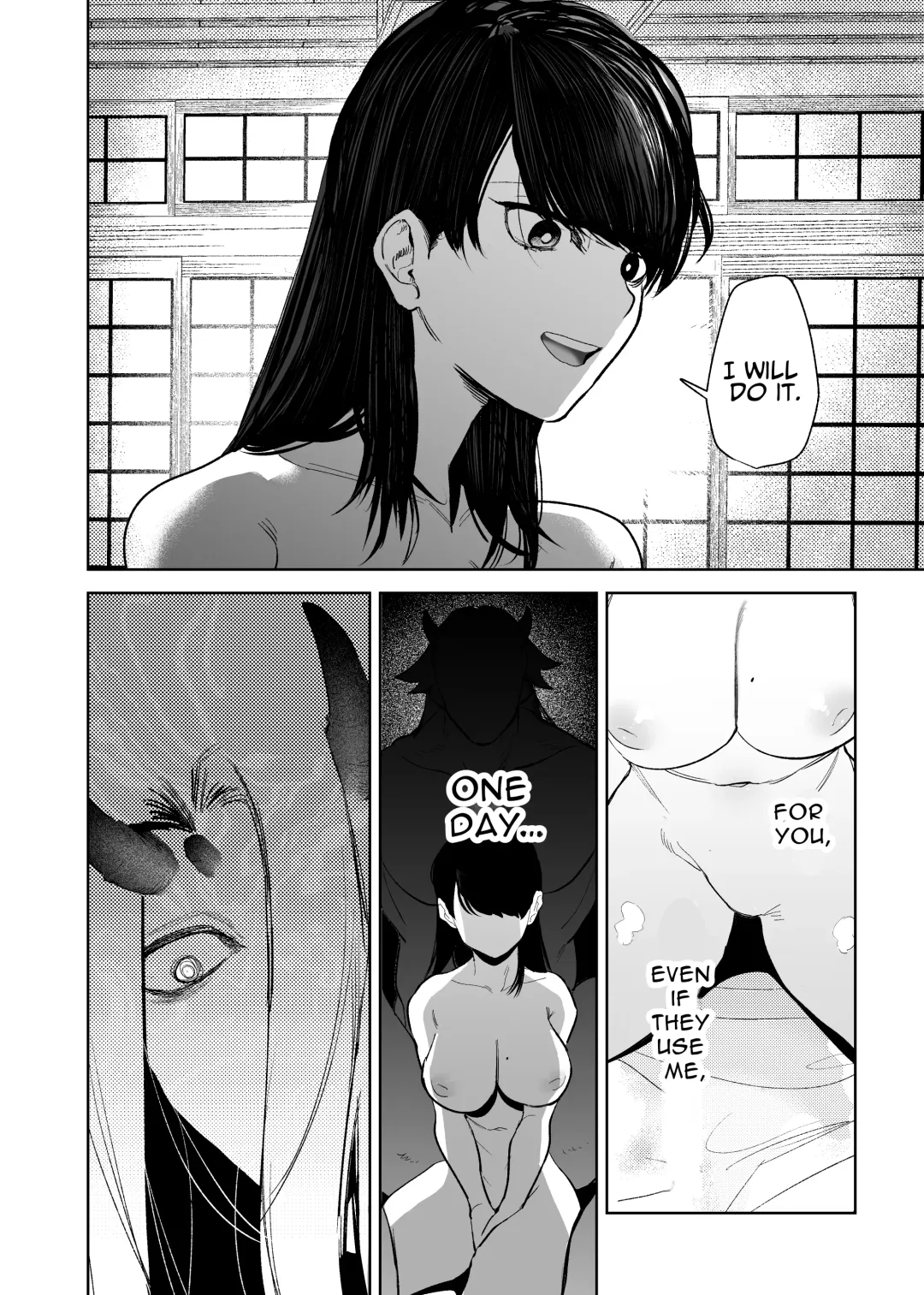 [Horita Ahan] Onigami Mura ~Kami no Matsuei x Nie no Shoujo~ | The Demon Gods' Village ~Descendants of Gods x Sacrificial Girl~ Fhentai - Page 109