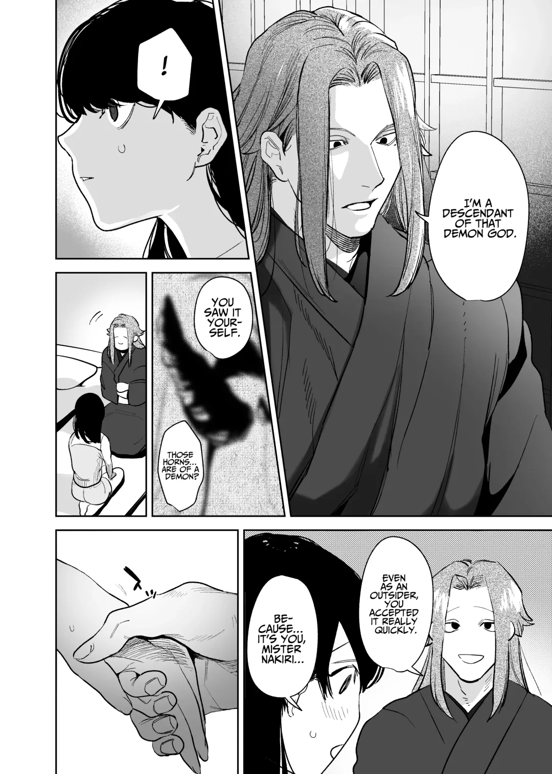 [Horita Ahan] Onigami Mura ~Kami no Matsuei x Nie no Shoujo~ | The Demon Gods' Village ~Descendants of Gods x Sacrificial Girl~ Fhentai - Page 51