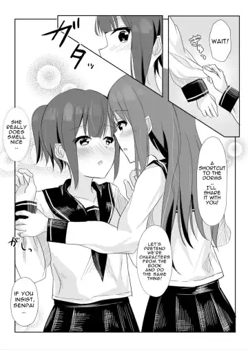 [Maguro Shining] Senpai ni Yuri Ecchi Oshie Komare mashita... | Lesbian Sex Ed From My Senpai... Fhentai.net - Page 8