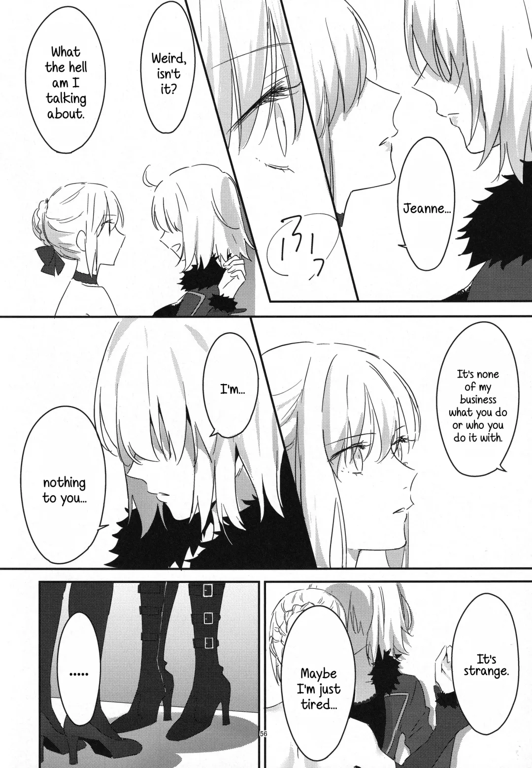 [Nipi] Artoria Alter x Jeanne Alter Sairokushuu Fhentai - Page 56
