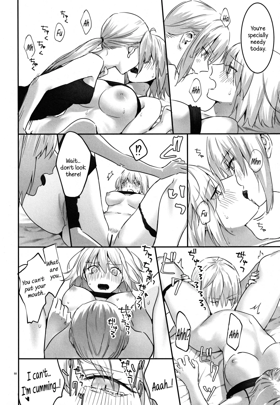 [Nipi] Artoria Alter x Jeanne Alter Sairokushuu Fhentai - Page 88
