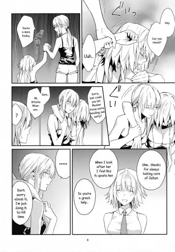 [Nipi] Artoria Alter x Jeanne Alter Sairokushuu Fhentai - Page 6