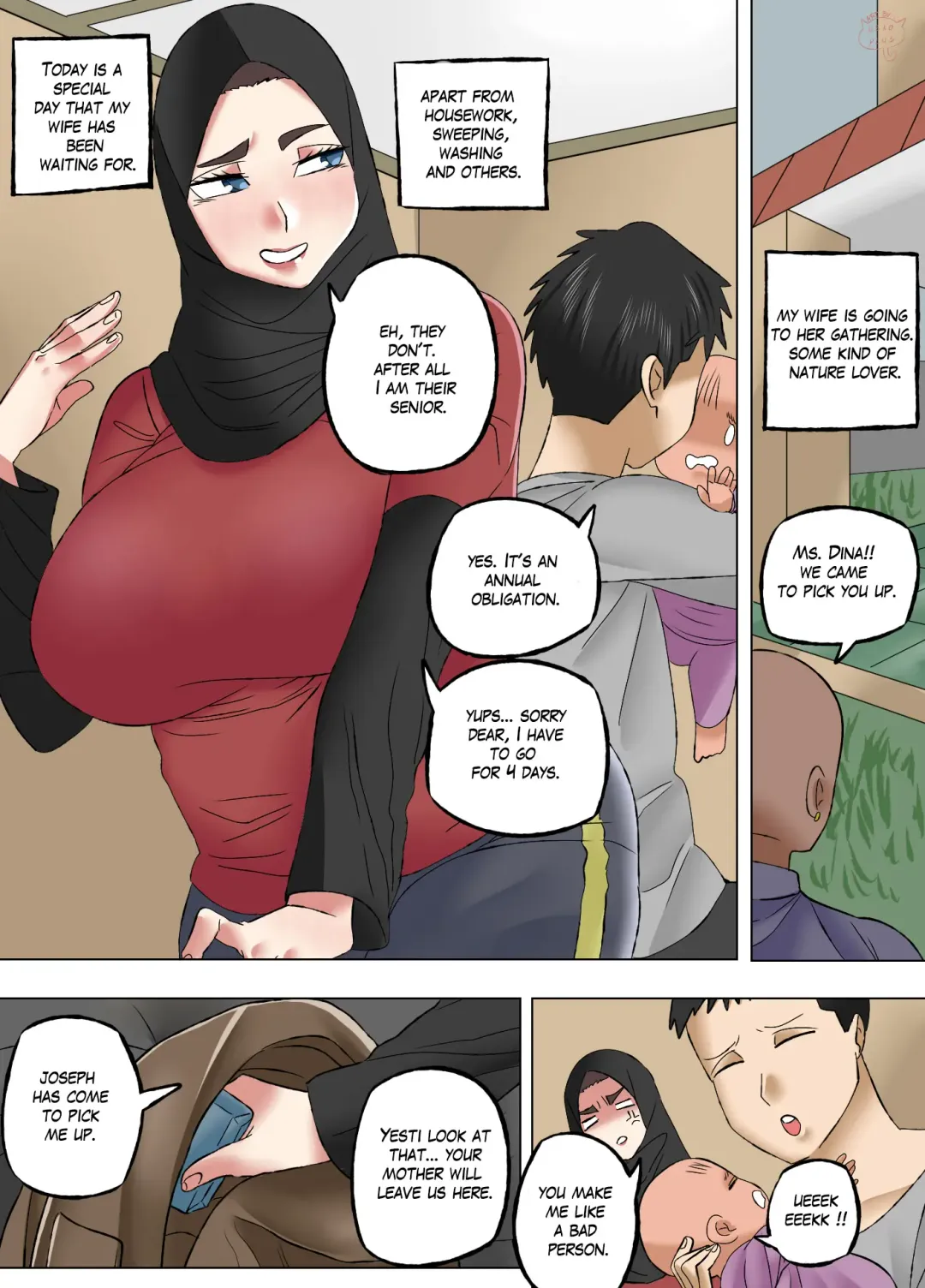 [Neko Plus] Unsatisfied Wife Fhentai.net - Page 1