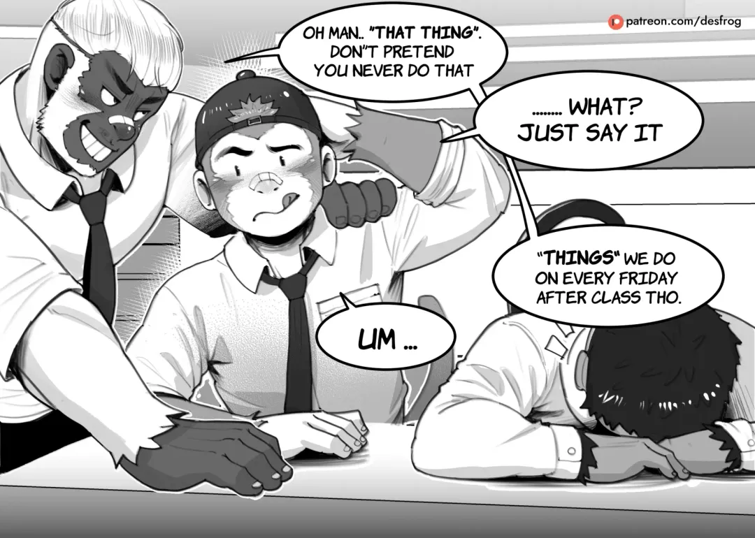 [Des.] Kinky Breaktime With Monkey Friends Fhentai.net - Page 4