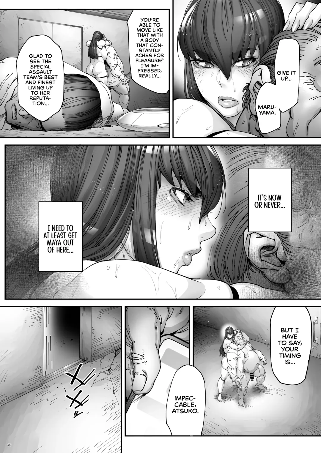 [Bonten] Nyuujoku no Ori ~Hitozuma Sousakan Atsuko~ Ni | Snared and Defiled: Agent Atsuko, Married Detective 2 Fhentai - Page 41