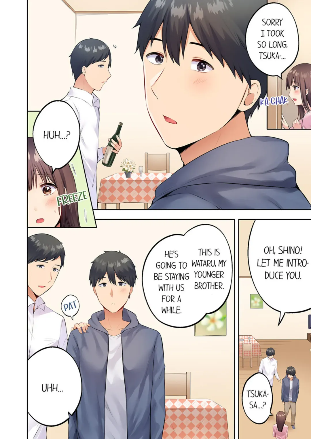 Uchiki na Hitozuma no Hashitana Ikikao ~Kairaku ni Aragaenai Kateinai Furin | A Shy Wife's Vulgar O-Face - The Irresistible Pleasure of Cheating at Home 1 Fhentai - Page 4