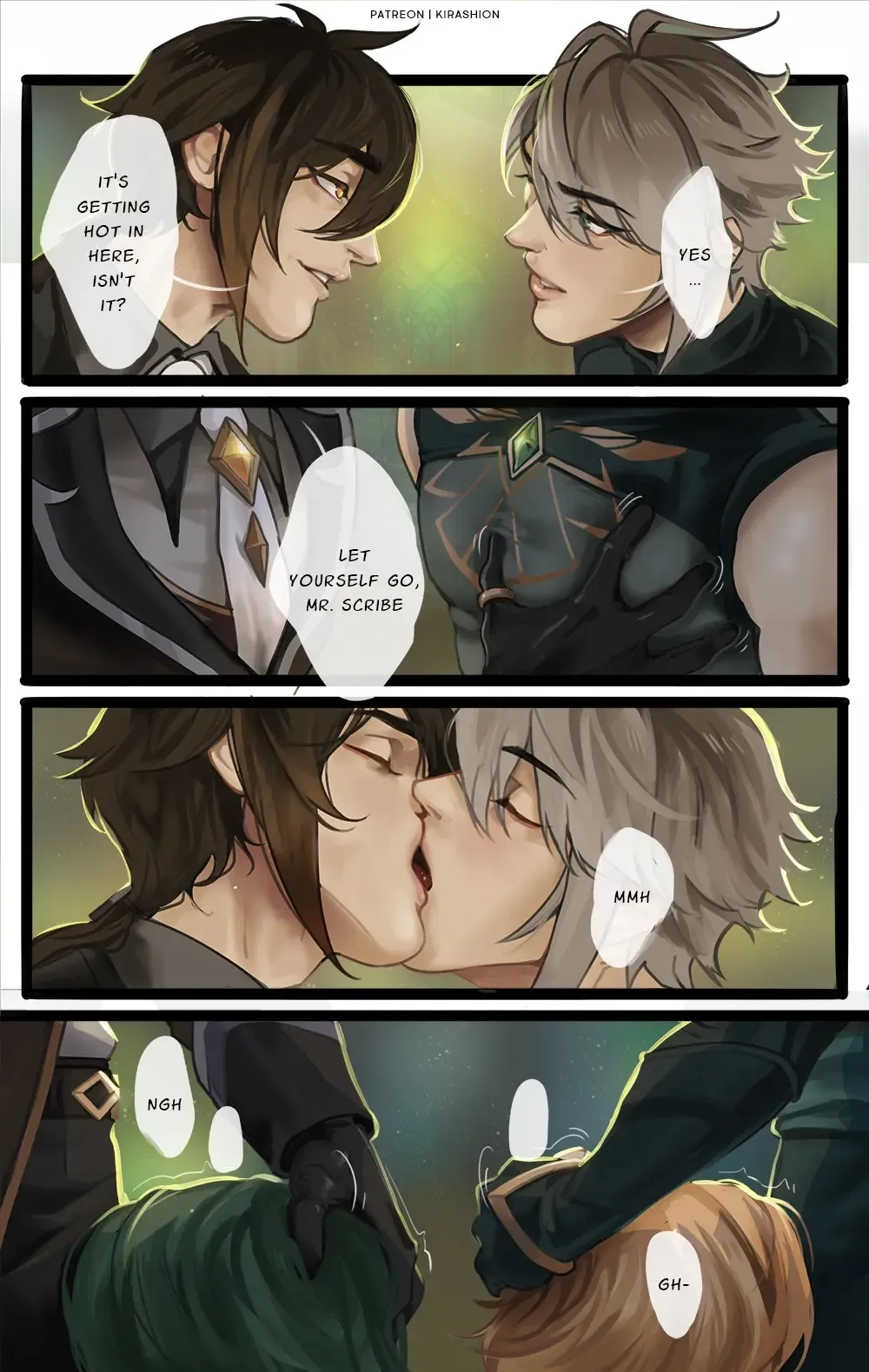 [Kirashion] 原神/钟离/卡维/4p Fhentai - Page 6