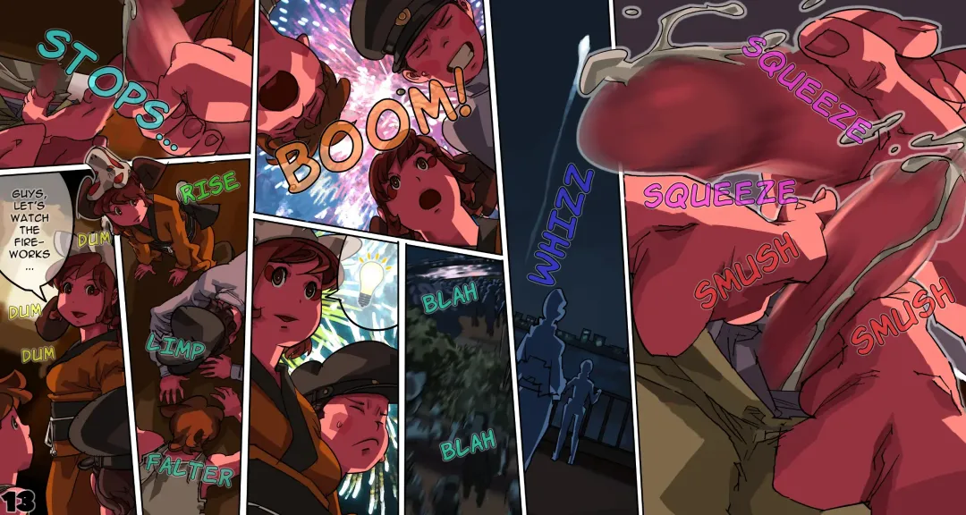 Shounen ga Ennichi de Nazo no Onee-san to Sex | Boys who meet mysterious lady and have sex with her during a festival Fhentai - Page 13