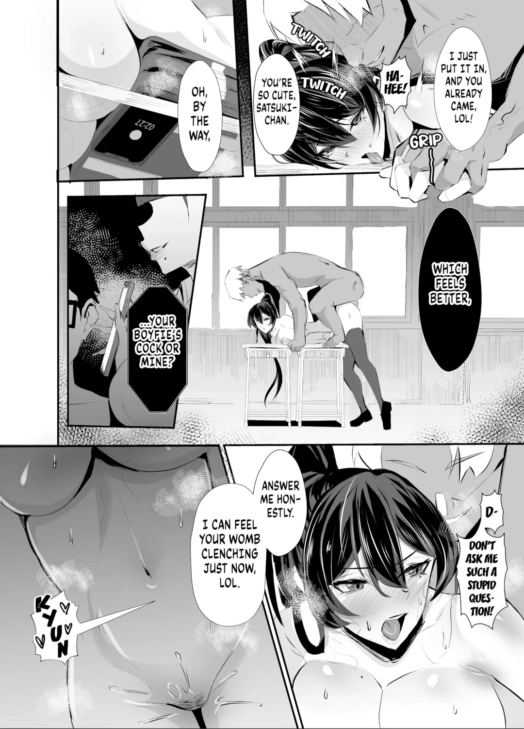 [Chinetsu] Kuppuku ~Fuuki Iinchou wa Odosarete Netorarete...~ | Submission ~the President of the Public Morals Committee is Blackmailed and Forced to Cheat...~ (decensored) Fhentai - Page 34