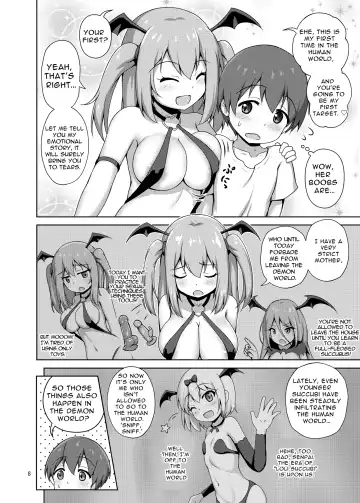[Arisu Kazumi] Hakoiri Succubus, Shota ni Deau. | Sheltered Succubus Meets Shota. Fhentai - Page 8