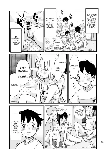 [Lithium] Tanaka-kun ga Boku-tachi no Mae de Kyoudai Sex Shita Hi no Koto | The day that Tanaka had incestual sex right in front of us. Fhentai.net - Page 50