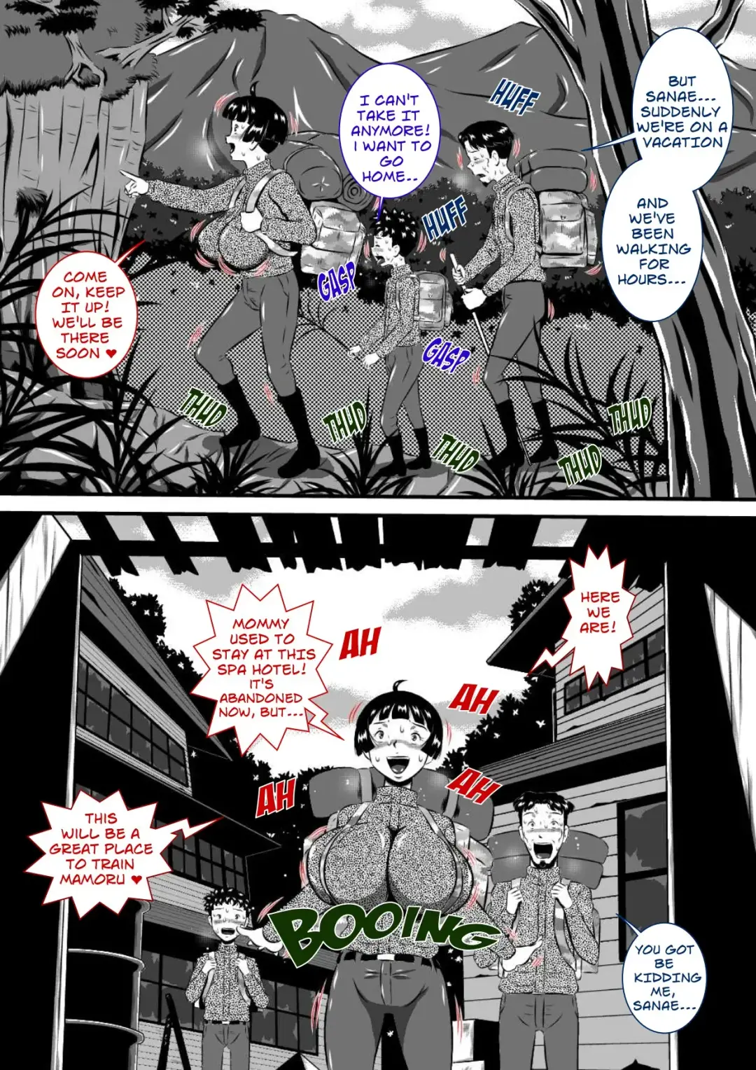 [Point Takashi] Mama to Haikyo de Survival? Watashi (Mama) ga Musuko (Anata) o Kitaete Ageru! | Survival in the Ruins with Mom "Mom will Harden You up, Son!" Fhentai.net - Page 4