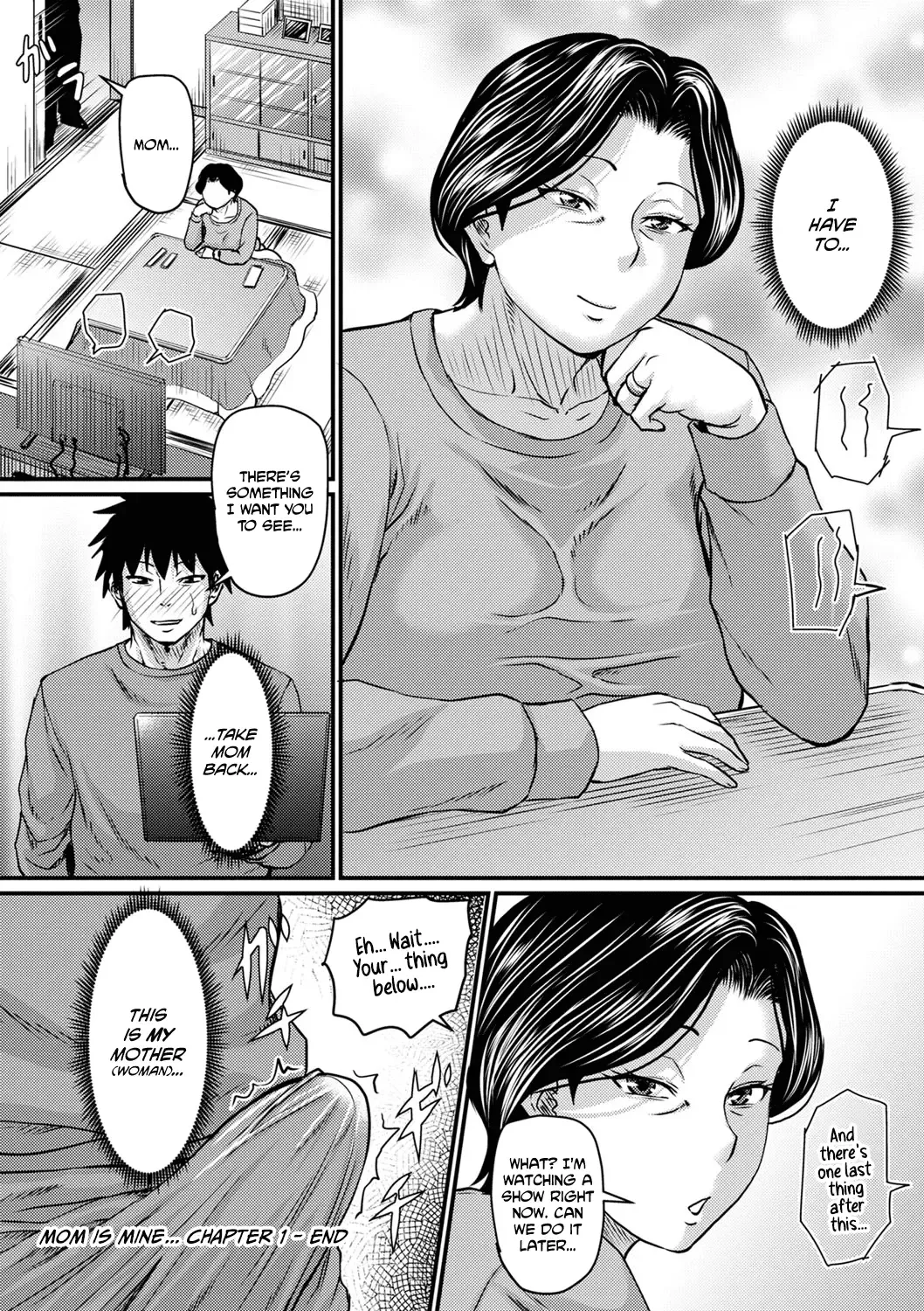[Jirou] Kaa-chan wa Ore no... | Mom is Mine... Prologue [English] [MTL] + Chapter 1-4 Fhentai - Page 43