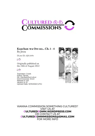 [Jirou] Kaa-chan wa Ore no... | Mom is Mine... Prologue [English] [MTL] + Chapter 1-4 Fhentai - Page 119