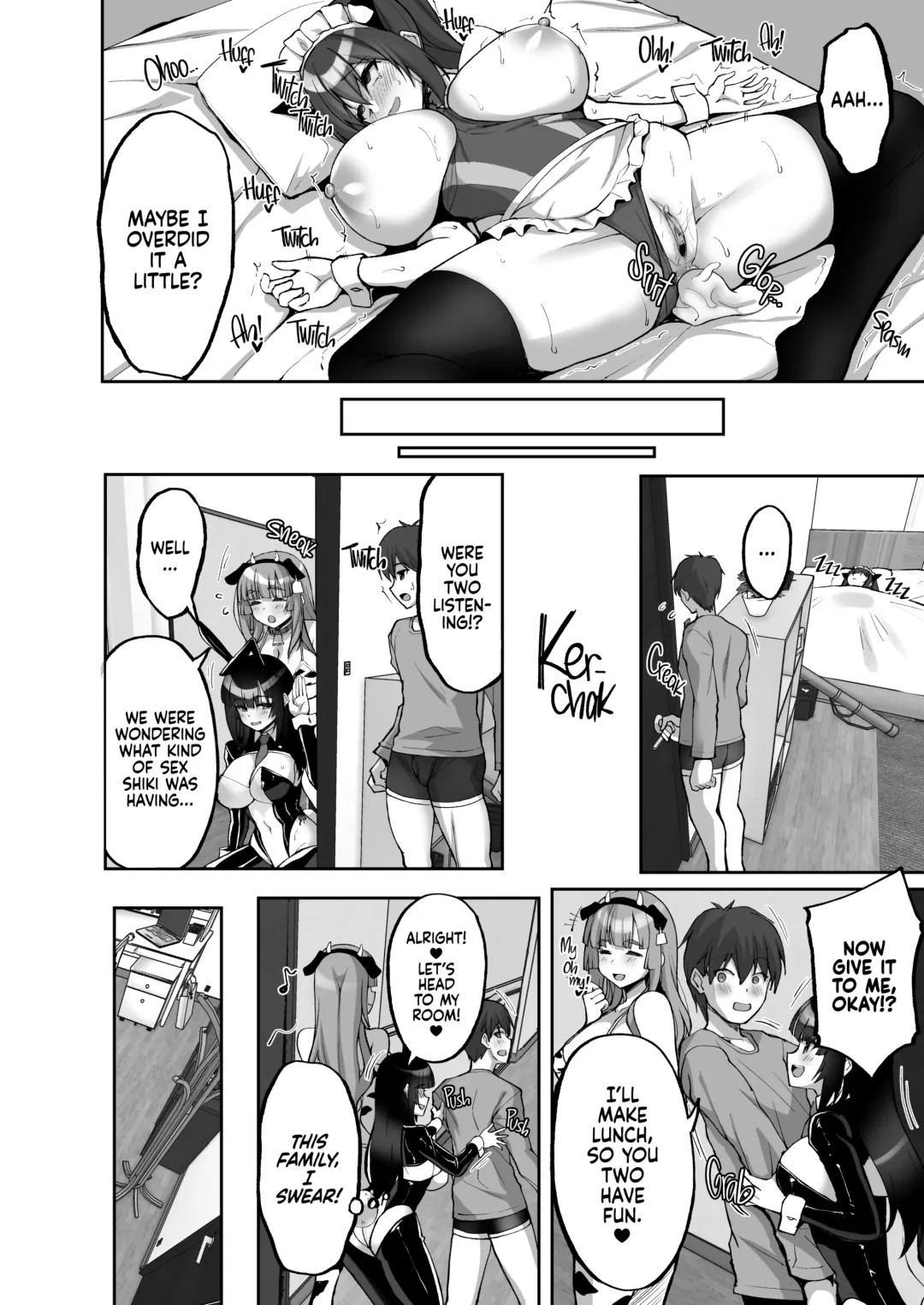 [Takeda Aranobu] Chishojo Fuuki Iin no Minna ni Ienai Inbi na Onegai 7 ~Shimai to Mama o Seiteki ni Moteasobu Otomarikai Zenpen~ (decensored) Fhentai - Page 27