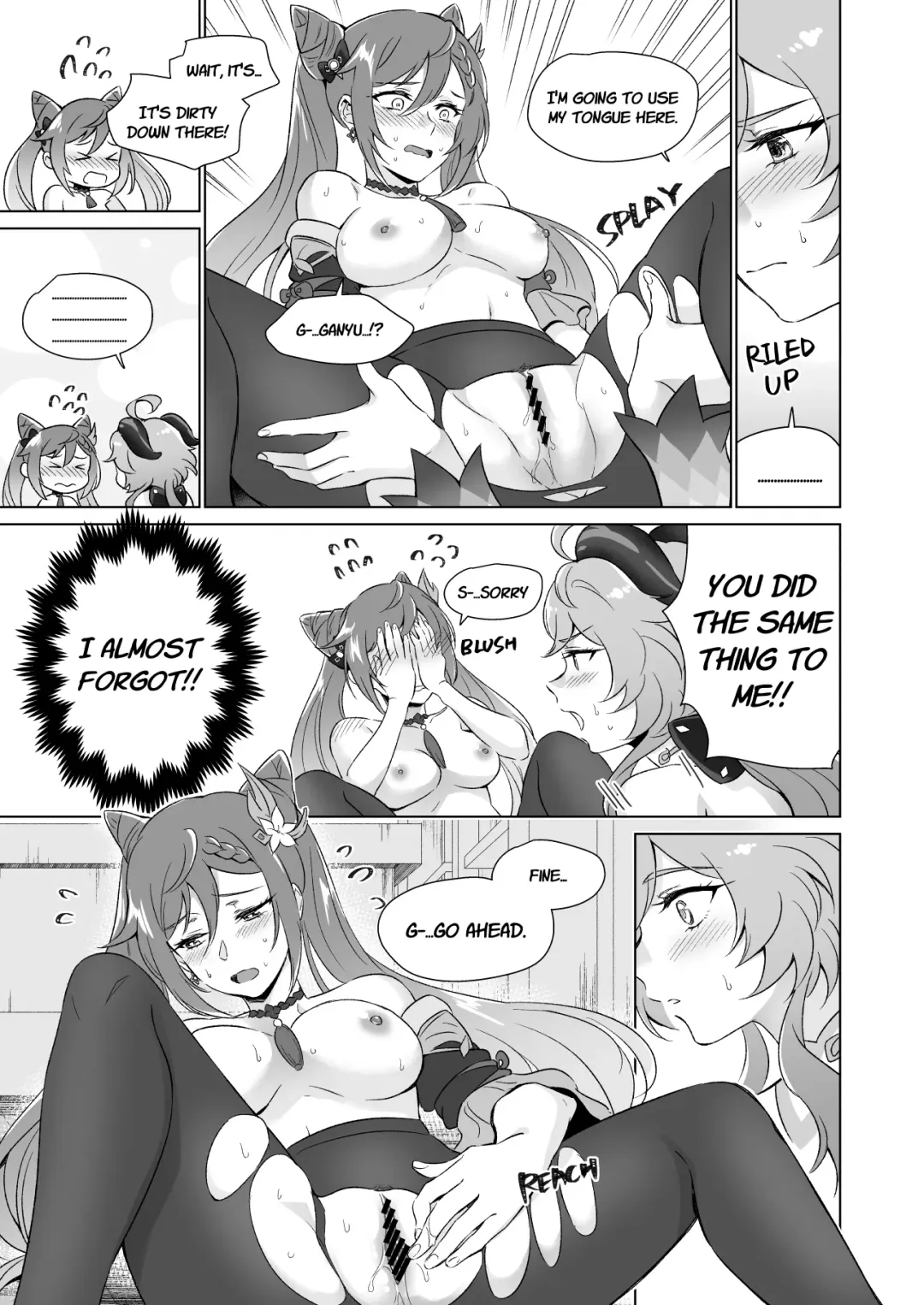 [Negom] Ecchi desu yo Keqing-san! | You're So Lewd, Lady Keqing! Fhentai.net - Page 22