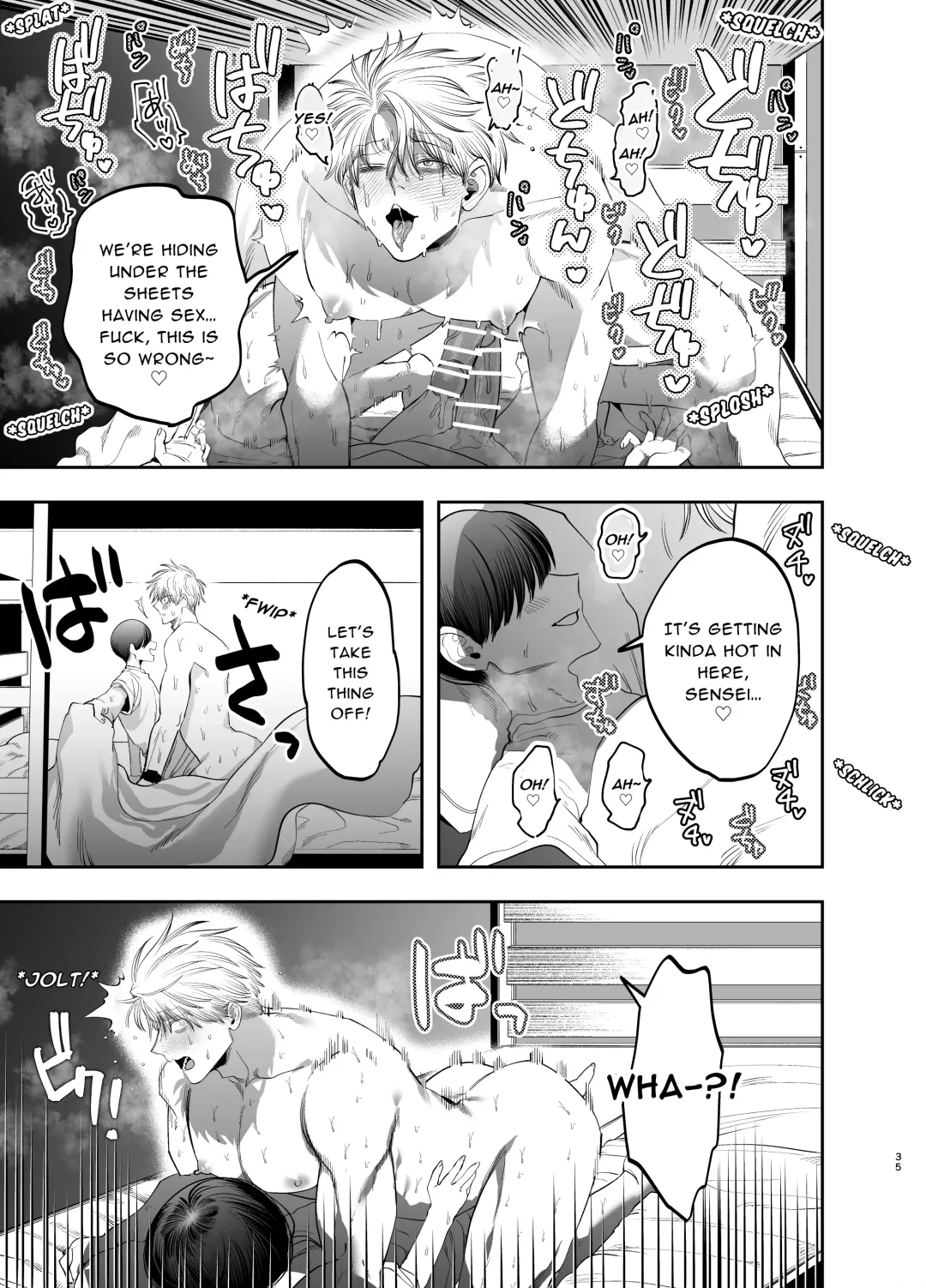 [Kanipan Mushamusha] Kyokon Sugiru Oshiego ni Choukyou Sarete Ketsuman Dorei ni Narimashita ~Dokidoki Rinkai Gakkou Hen~ | Sexually Trained By My Excessively Big Dicked Student ~Thrilling Seaside School Trip~ Fhentai - Page 34