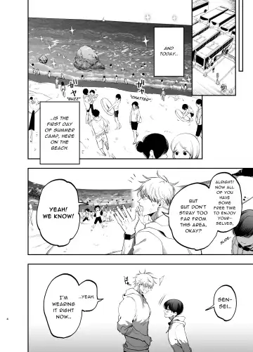 [Kanipan Mushamusha] Kyokon Sugiru Oshiego ni Choukyou Sarete Ketsuman Dorei ni Narimashita ~Dokidoki Rinkai Gakkou Hen~ | Sexually Trained By My Excessively Big Dicked Student ~Thrilling Seaside School Trip~ Fhentai - Page 3