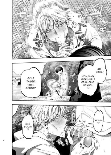 [Kanipan Mushamusha] Kyokon Sugiru Oshiego ni Choukyou Sarete Ketsuman Dorei ni Narimashita ~Dokidoki Rinkai Gakkou Hen~ | Sexually Trained By My Excessively Big Dicked Student ~Thrilling Seaside School Trip~ Fhentai - Page 7