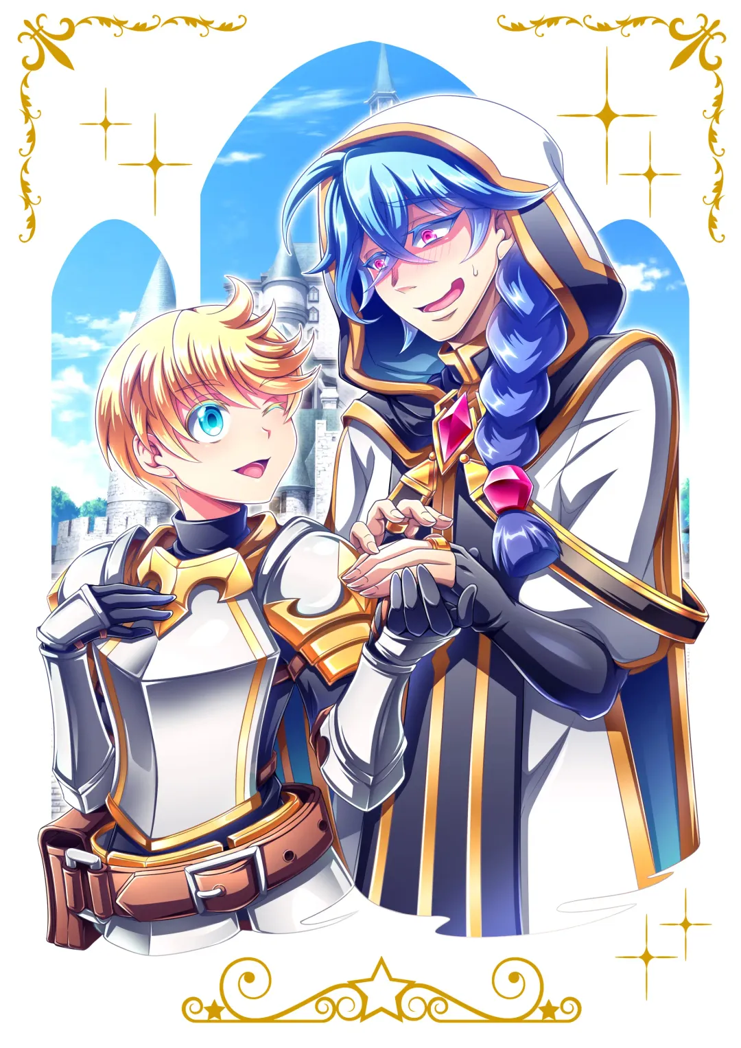 [Dainakishin] Otoko Chiyushi to Shounen Kishi no Sosei kara Hajimaru Kimyou na Kankei Fhentai - Page 52