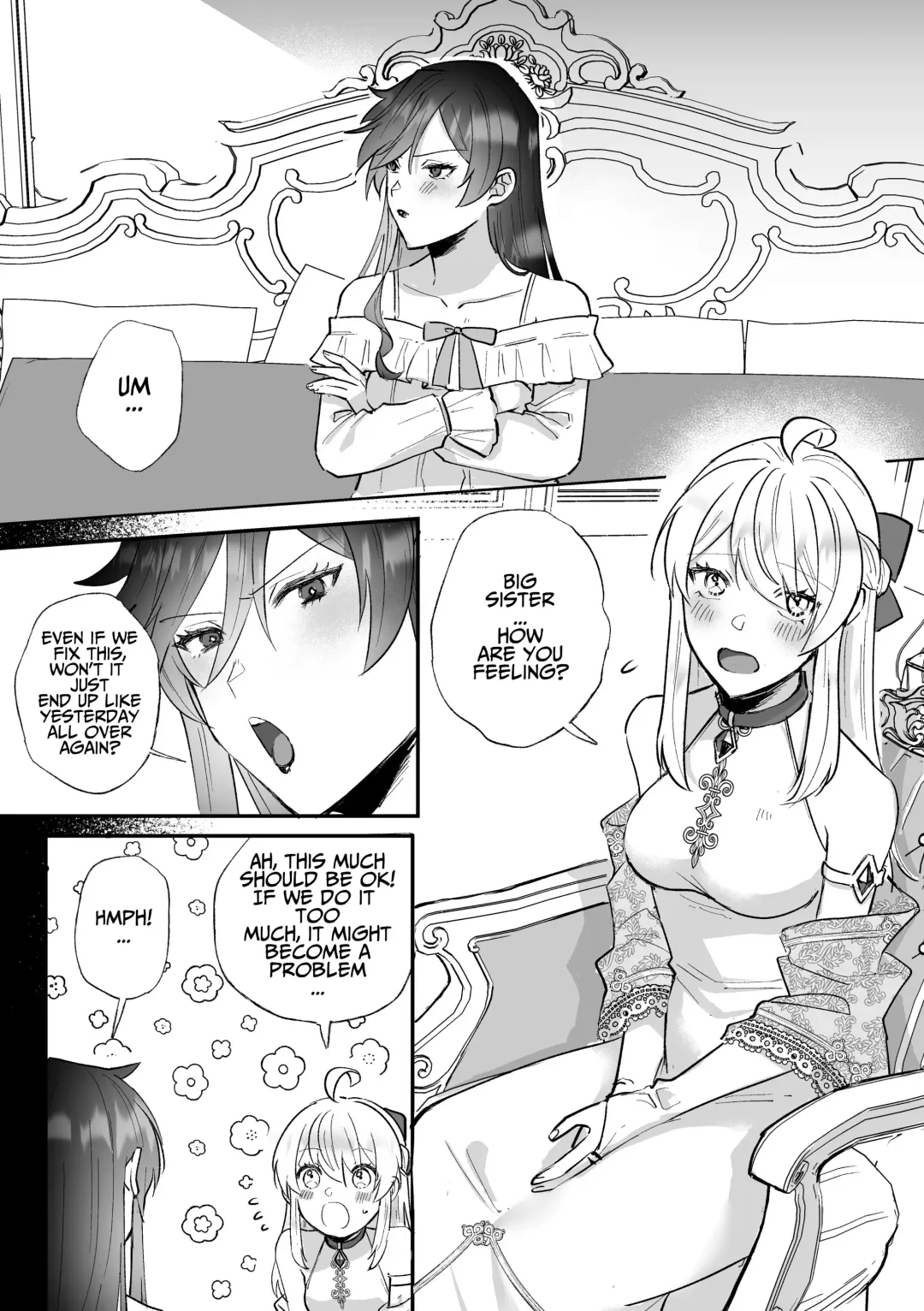 [Daizu] Danzai Route o Kaihi Shiyou to Shita Akuyaku Reijou wa Futanari Seijo no Imouto ni Dekiai Saremashita Fhentai.net - Page 42