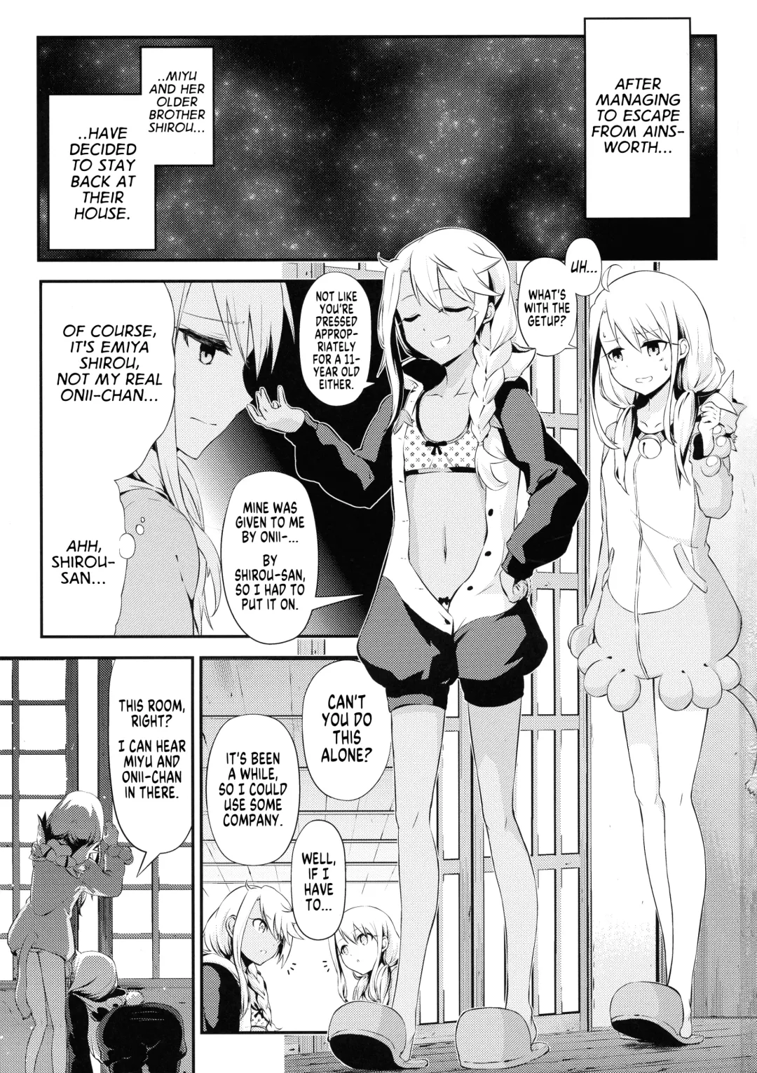 [Ayukan.] Heikou Sekai to, Onaji Shirou | A Different World and a Familiar Face Fhentai - Page 3