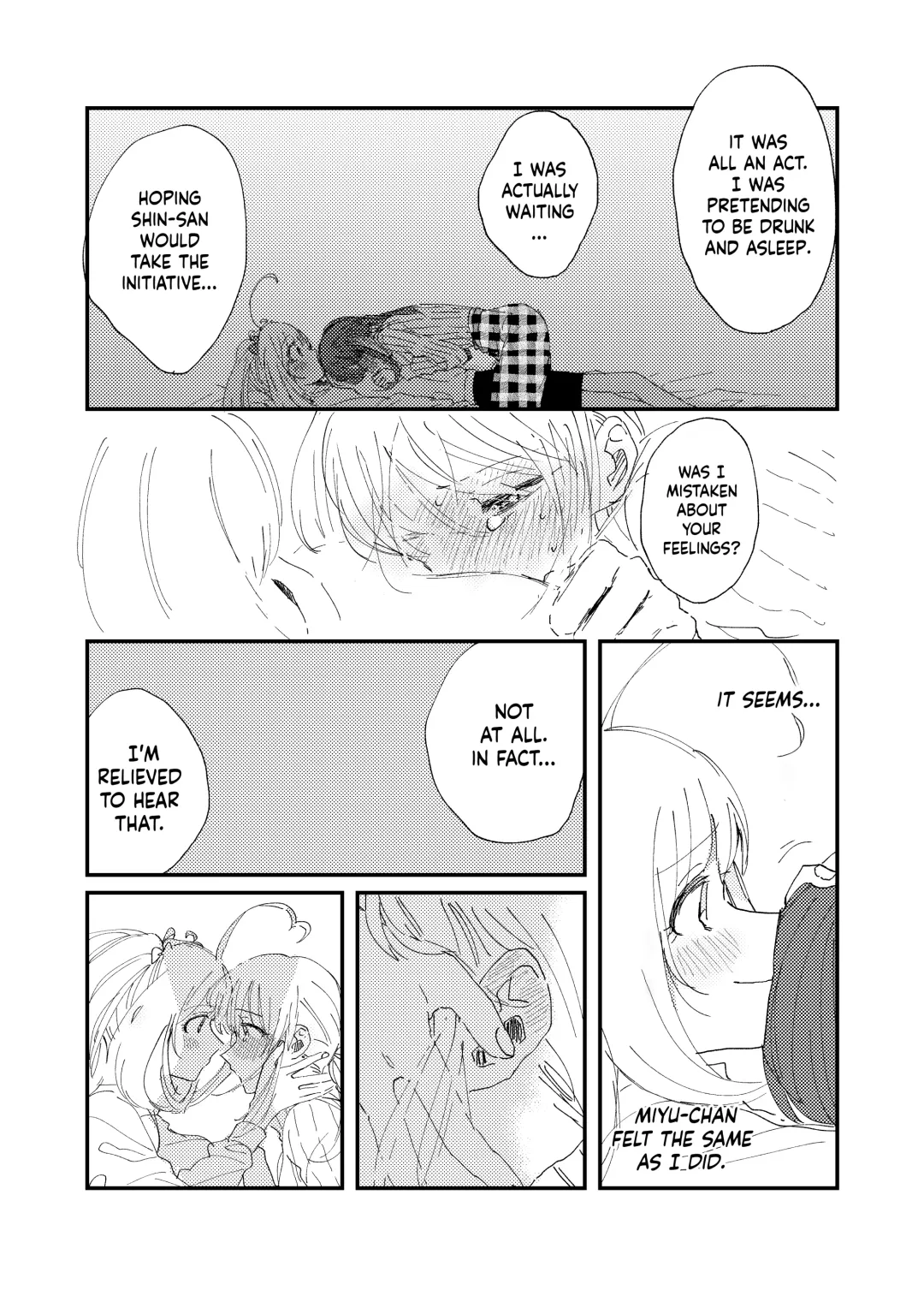 [Hirekatsu] Shime wa Bed de. | Blossomed in Bed Fhentai - Page 13