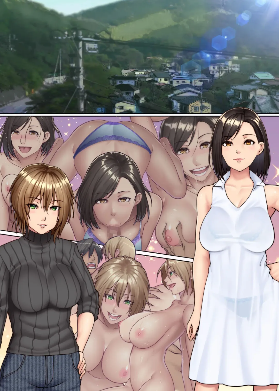 [Big.g] Yokkyuu Fuman Zuma shika Inai Shima 2 ~ Erroi Fuushuu no Aru Shima de wa Onna-tachi wa Kareshi demo nai Otoko to Midara ni Majiwaru Fhentai - Page 28