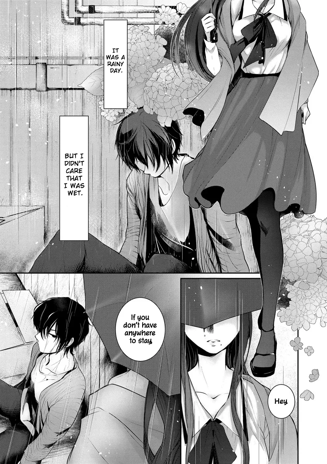 [Hirasaka Fuyu] Ame no Yoru no Hitosarai | A Glimpse of a Rainy Night Fhentai - Page 1