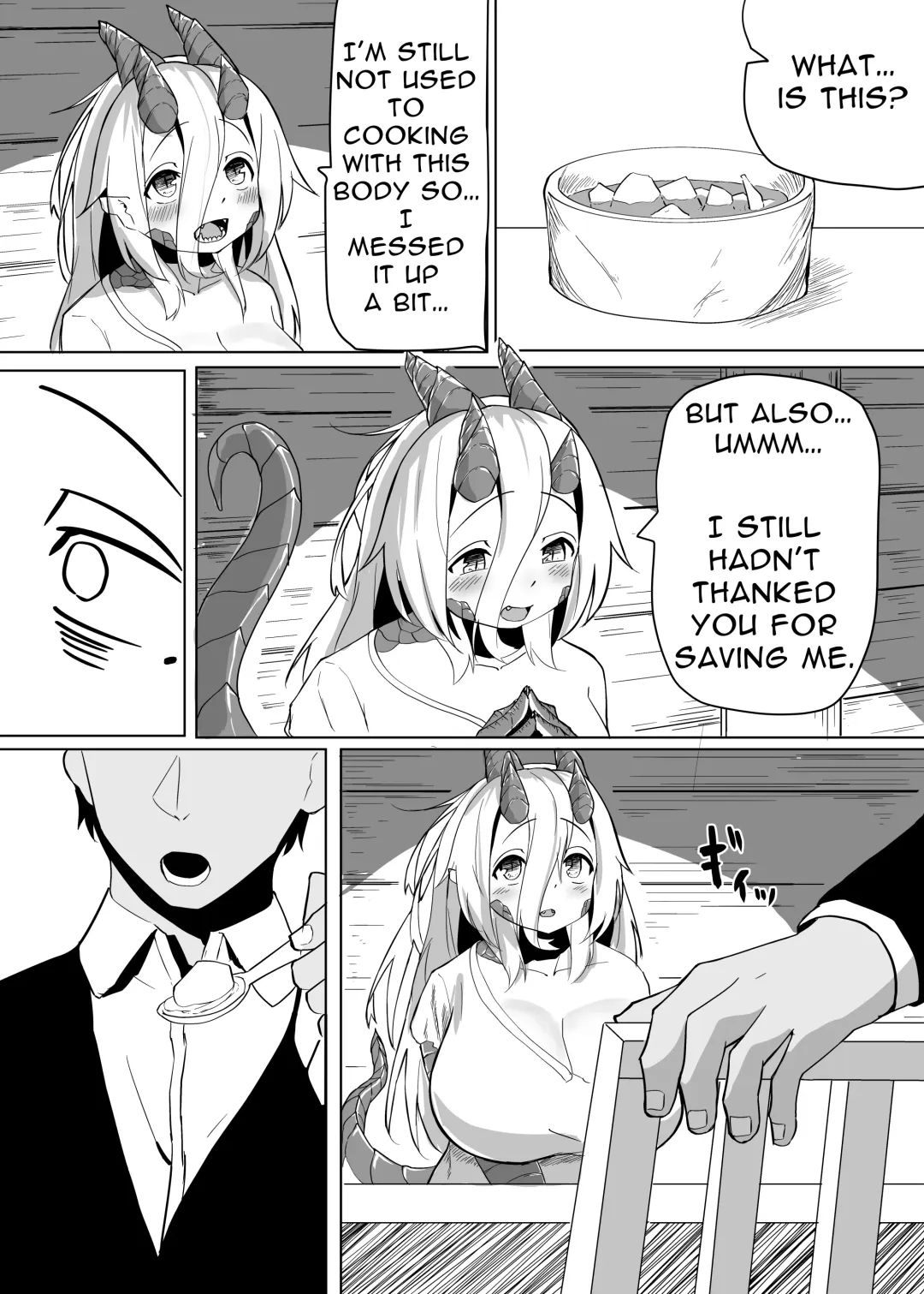 [Kyabetsuka] The Pure Love Pleasure of a Persecuted Dragon Girl and an Assassin at His Limit Fhentai - Page 18