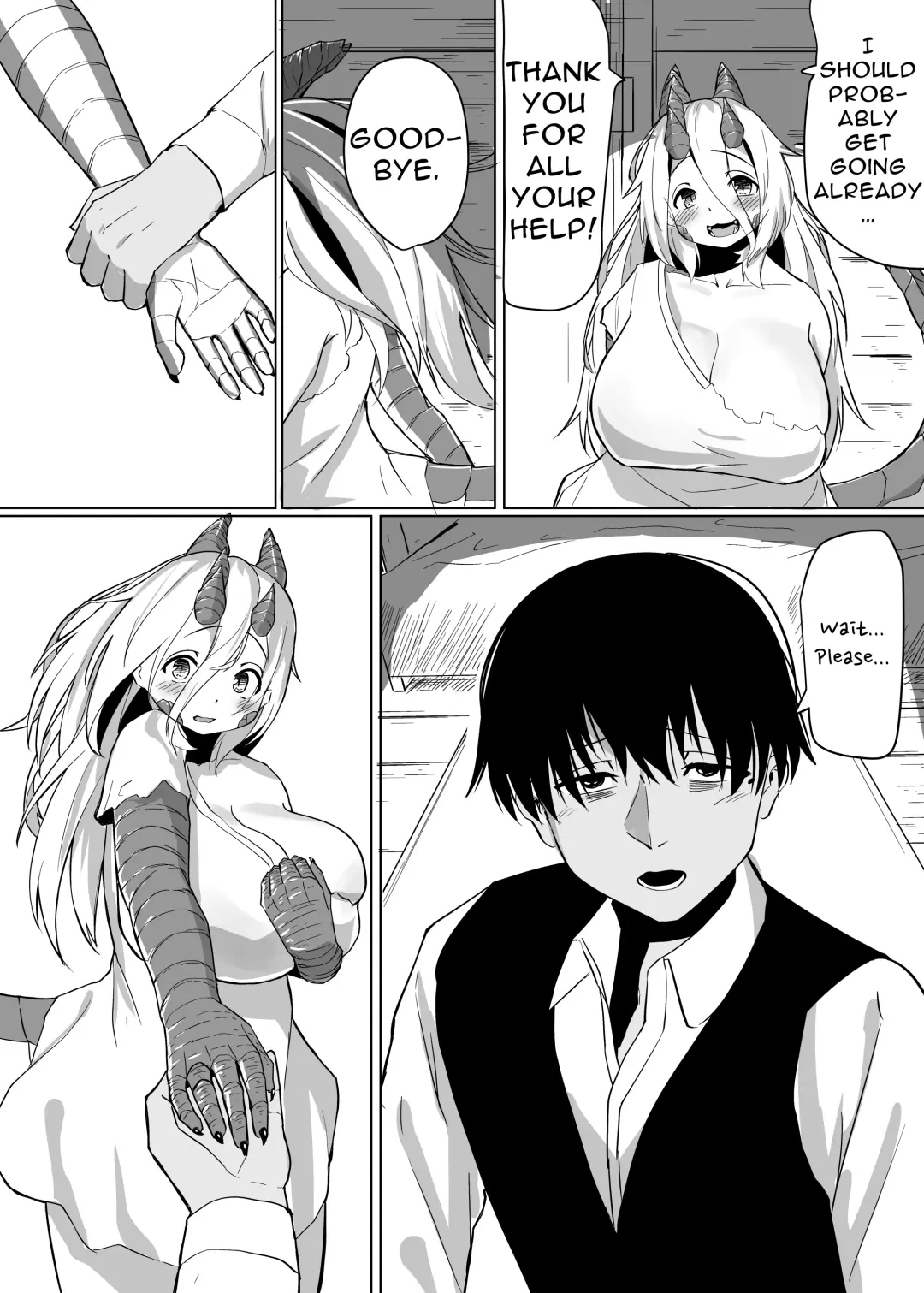 [Kyabetsuka] The Pure Love Pleasure of a Persecuted Dragon Girl and an Assassin at His Limit Fhentai.net - Page 21