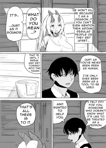 [Kyabetsuka] The Pure Love Pleasure of a Persecuted Dragon Girl and an Assassin at His Limit Fhentai - Page 14
