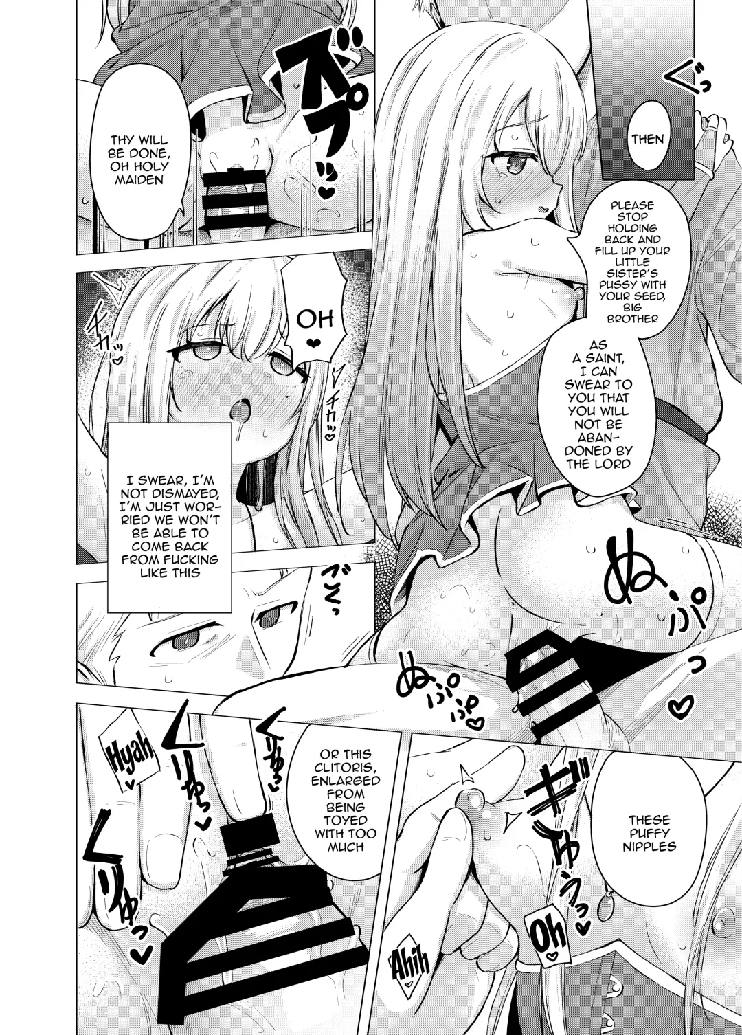 [Pizanuko] Sei to Sei-na Imouto to. | My Sacred and Sexual Sister Fhentai - Page 16
